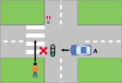 自動車対歩行者の場合1