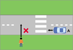 自動車対歩行者の場合2